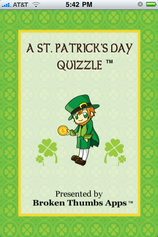 Screenshot A St. Patrick's Day Quizzle™ Screenshot A St. Patrick's Day Quizzle™